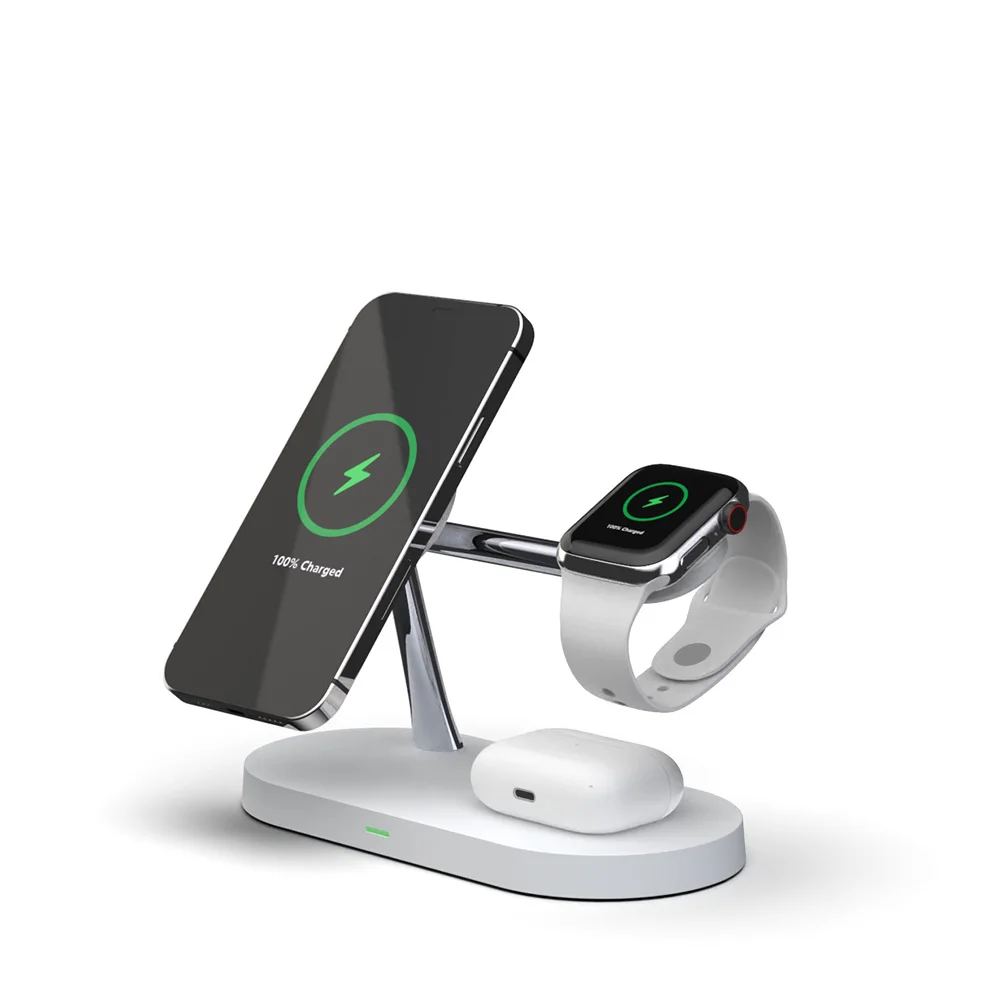 

Tablet with magnetic stand wireless phone docking station floating charge system usb-c magnetic charging dock for apple watch