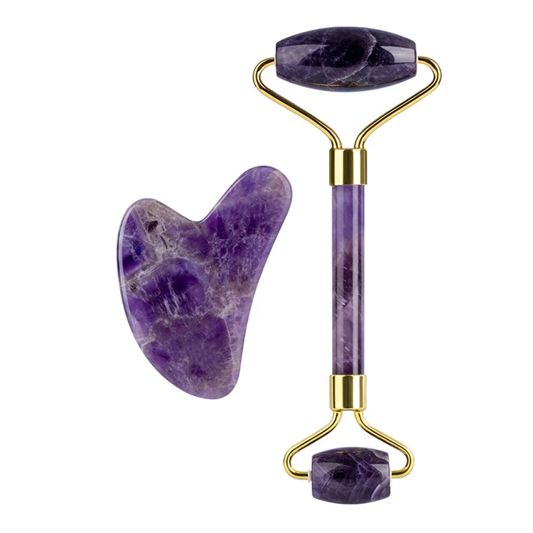 

Cheapest Private Label Green Jade roller for face massage, Purple