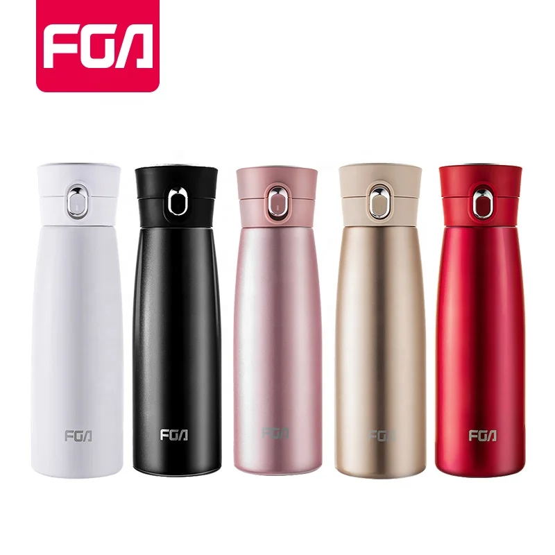 FGA Logo custom SUS316 stainless steel eco friendly vacuum flask thermos water bottle