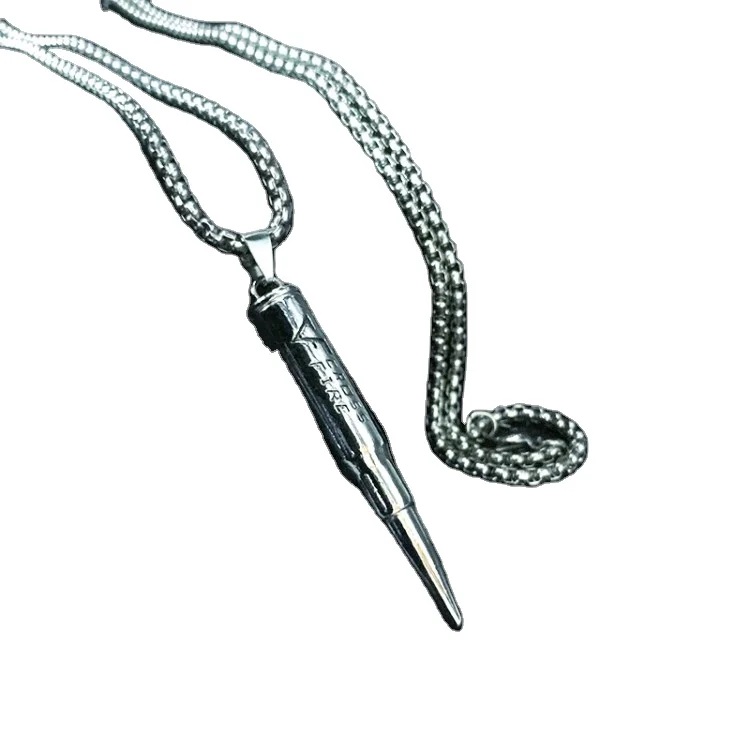 

Professional Manufacture Angel Manly Hip Hop Necklace Pendant Hip Hop Chain, Silver