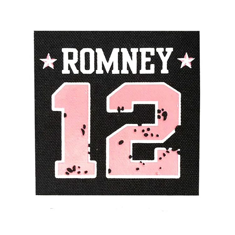 

Fashion screen printing new design style woven label for garment and bag