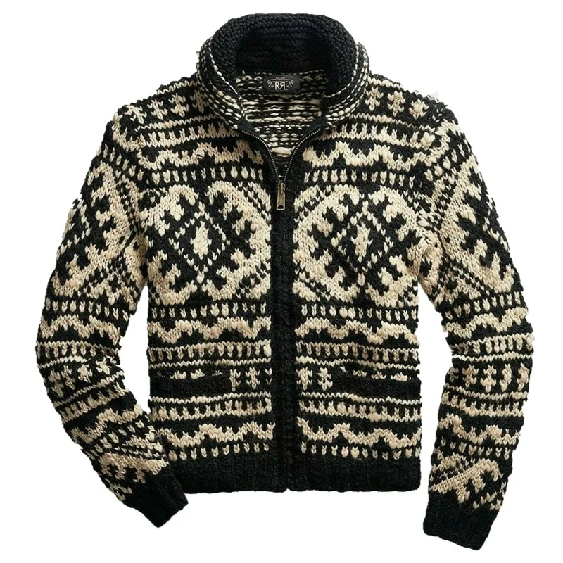 

Mens Heavy Cardigan Knitwear Cardigan Manufacturers Cardigan Sweater For Men Long Sleevefor Mensweater, As the picture shows