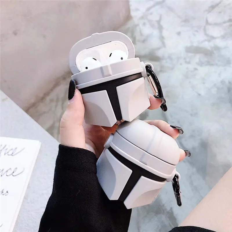 

Luxury 3D Design Silicone Cases with Hook Protective Covers For Apple Airpods 1 2 Pro