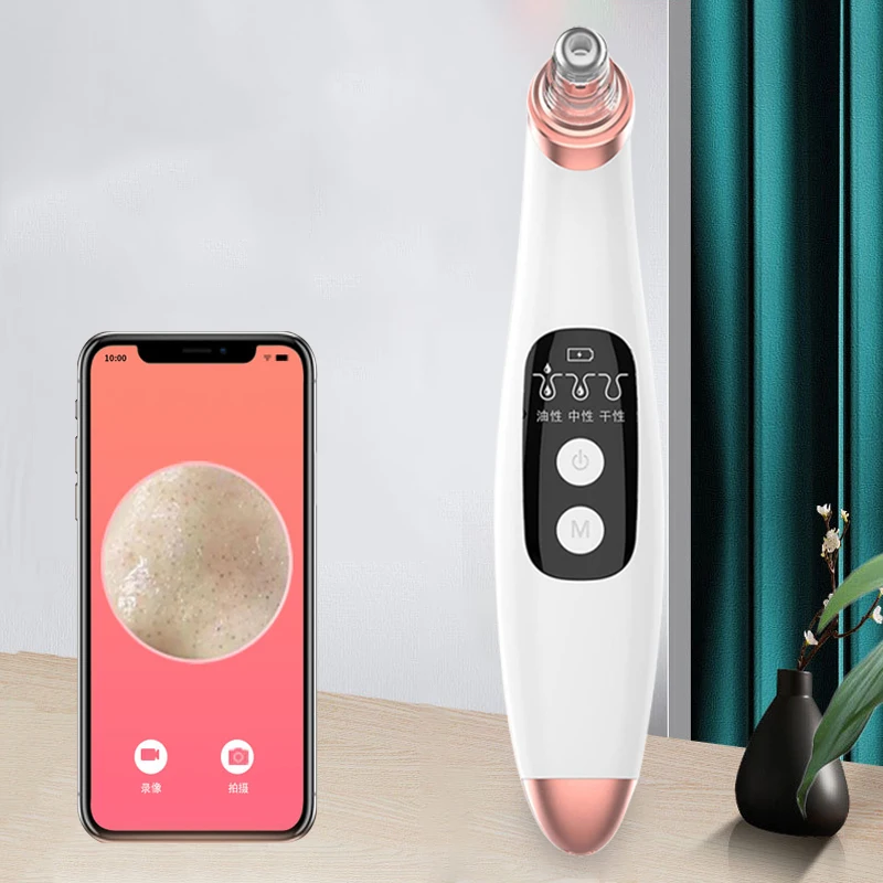 

Wireless Wifi camera visual vacuum blackhead remover meter for men women to remove blackheads
