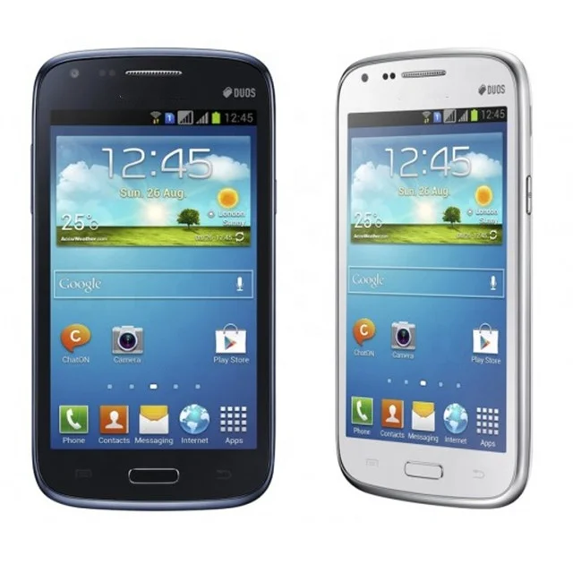 

Free Shipping Cell Phone 3G Seller Dual Sim Dual Standby SmartPhone GPS WIFI Core Duos I8262 For Samsung, Blue, white