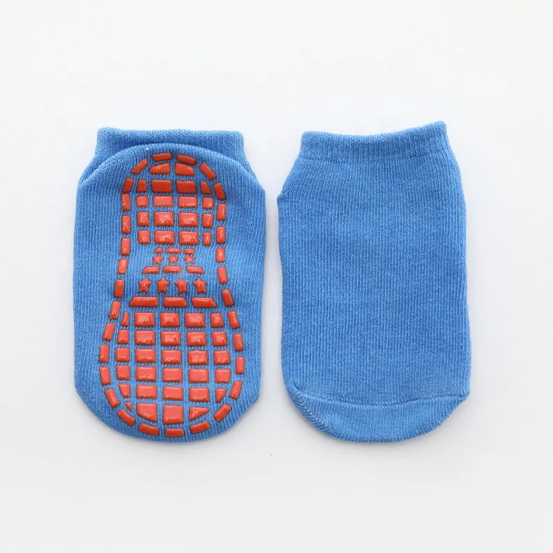 

Wholesale Anti Slip Sport Custom Grip Socks Kids Children Adults Men Womennon Jump Trampoline Grip Socks, Picture shown