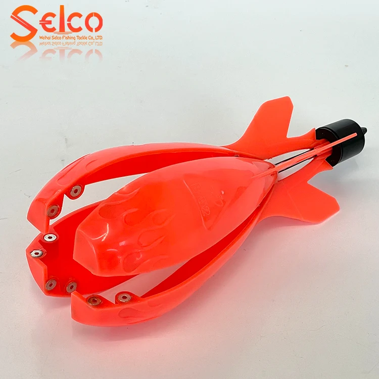 

Selco 2023 durable ABS medium spomb fishing bomb bait carp fishing feeder rocket teminal