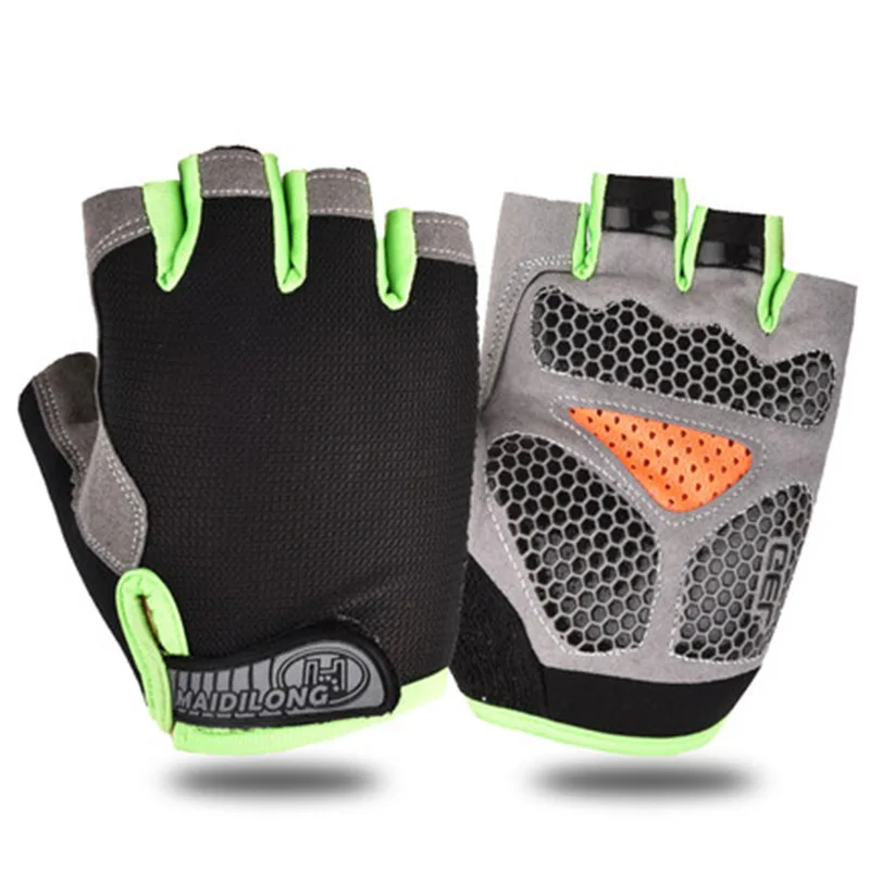 

Fashion Outdoor Sports Exercise Multiple Color Non Slip Silicon Design Half Finger Gloves Men Women Tactical Climbing Glove