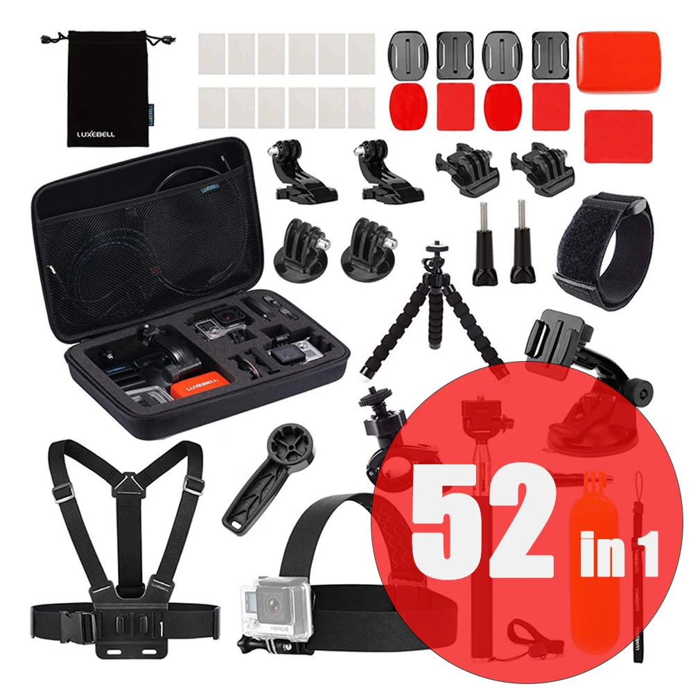 

New 52 In 1 Professional Video Action & Sports Photo Other Dslr Camera Accessories For Gopro Dji Canon