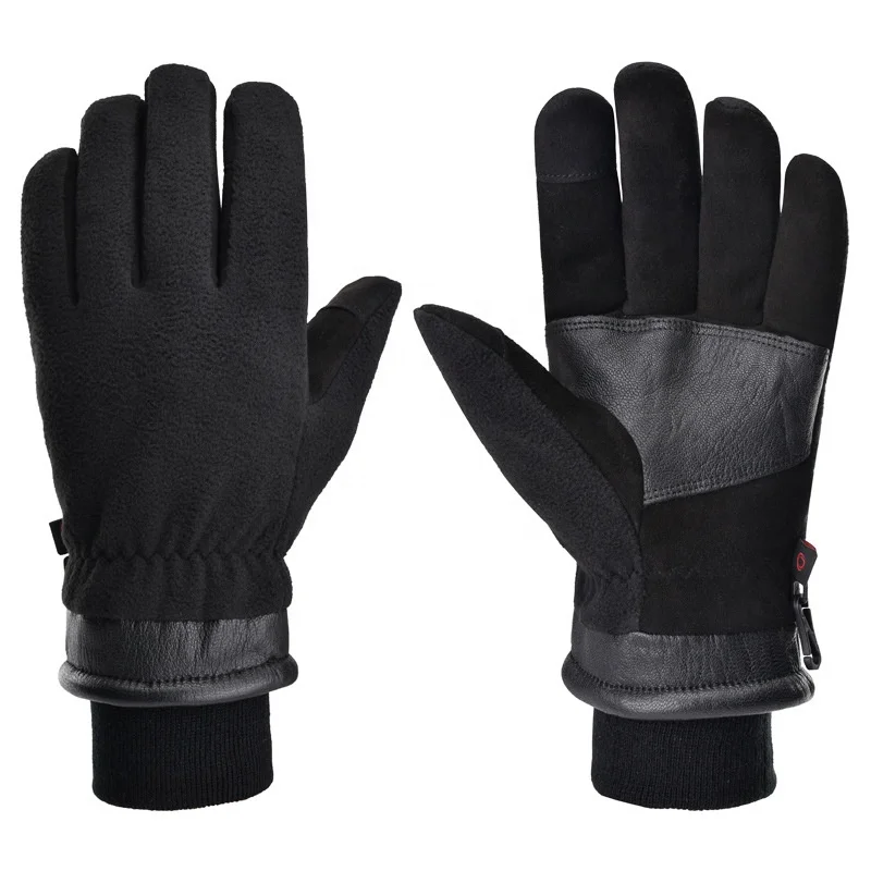 

Skiing Motorcycle Racing Gloves Winter Outdoor Sports Waterproof Split Finger Riding Touch Screen Full Finger Warm Gloves, 1 colors to choose