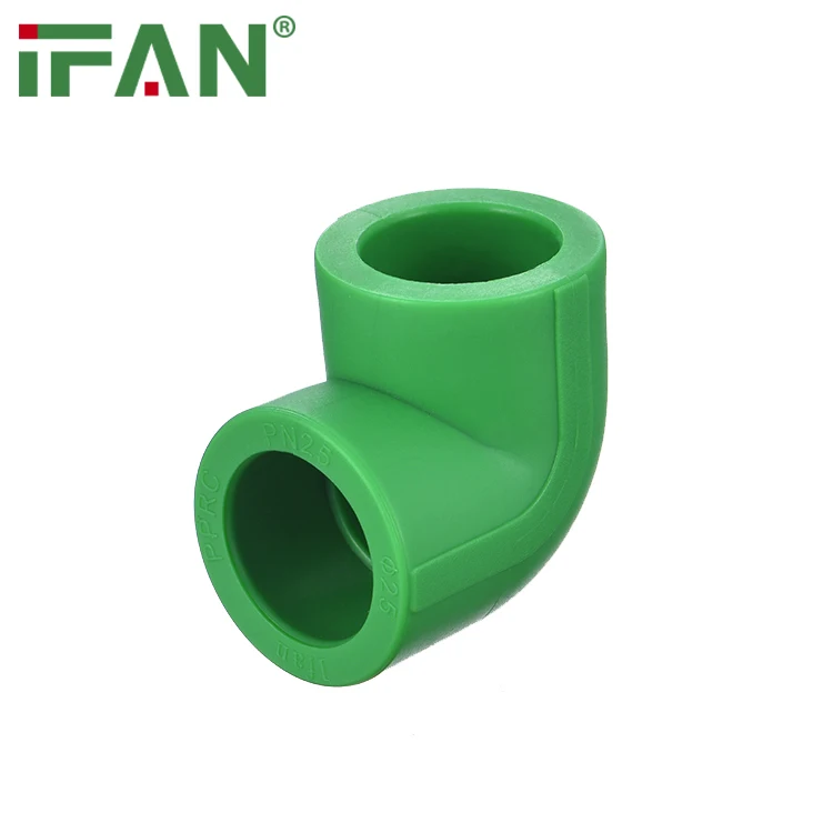 

IFAN ISO Certificate Pipe Fitting Size Custom PPR 90 Degree Elbow Pipe Fittings