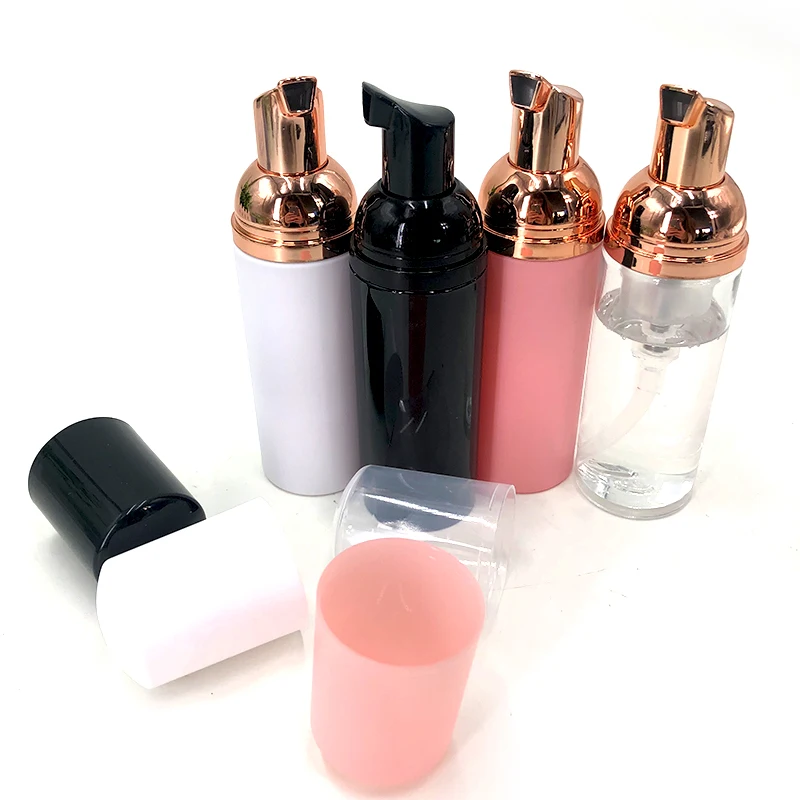 

High Quality Eyelash Extensions Shampoo Mousse Eye Lash Cleaning Foam Pump Design No Stimulation Makeup Clean, 4 color