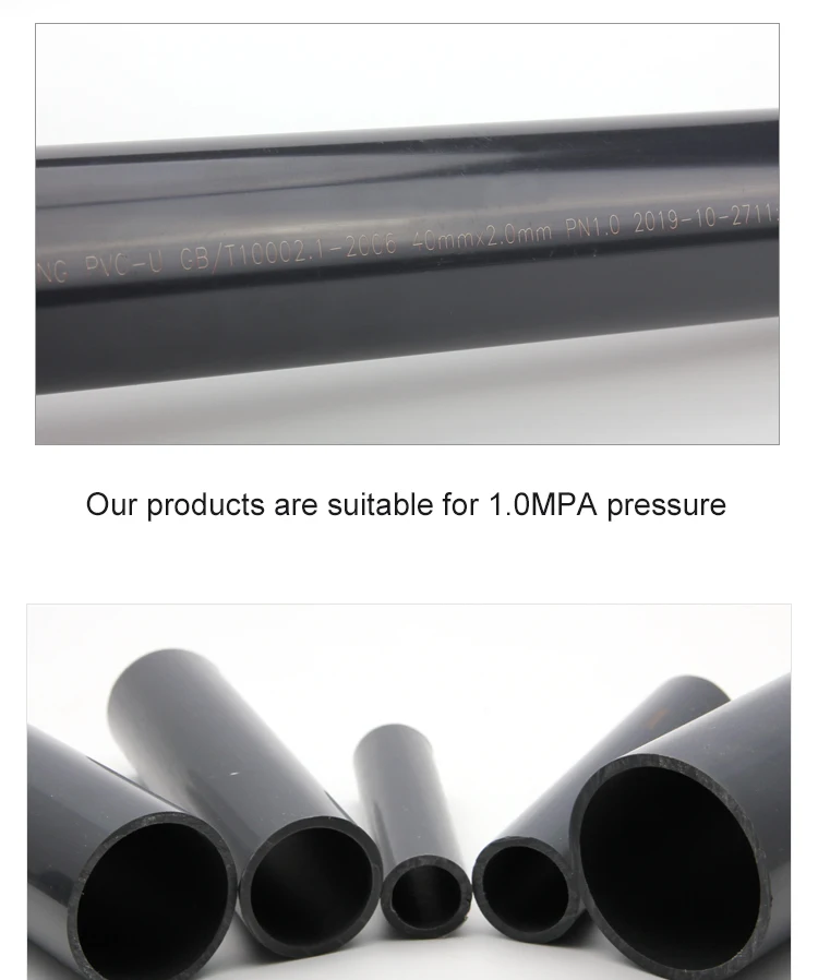Upvc Pipe 40mm Pvc Pipe Fittings Price List Water Pipe Fittings
