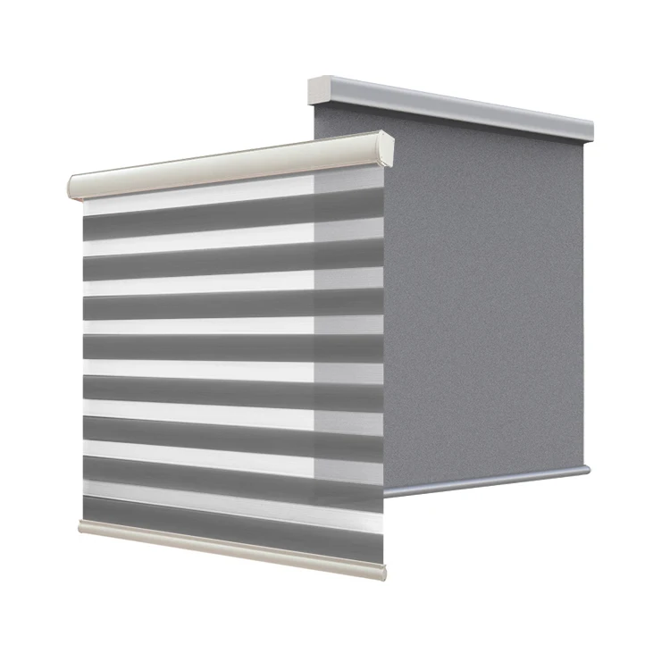 

Free sample persiana horizontal double window blinds Manual blackout zebra roller blinds shades for windows