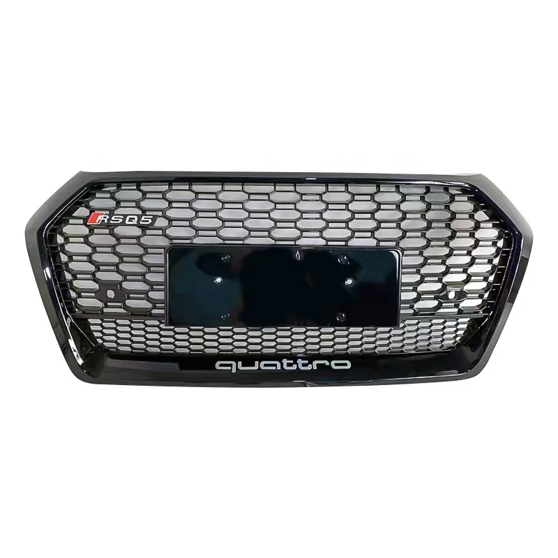 

New style ABS auto grille for Audi Q5 radiator honeycomb grills front bumper RSQ5 SQ5 facelift mesh grille 2019