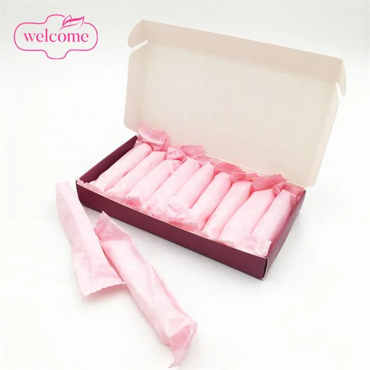 

Organic cotton tampons biodegradable tampon paper bags packed eco friendly