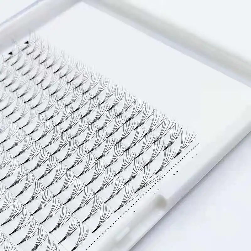

private label pointy base pre made volume 03 05 07 6d 20d fast drying bladless fan 1000 eyelash extensions, Natural black