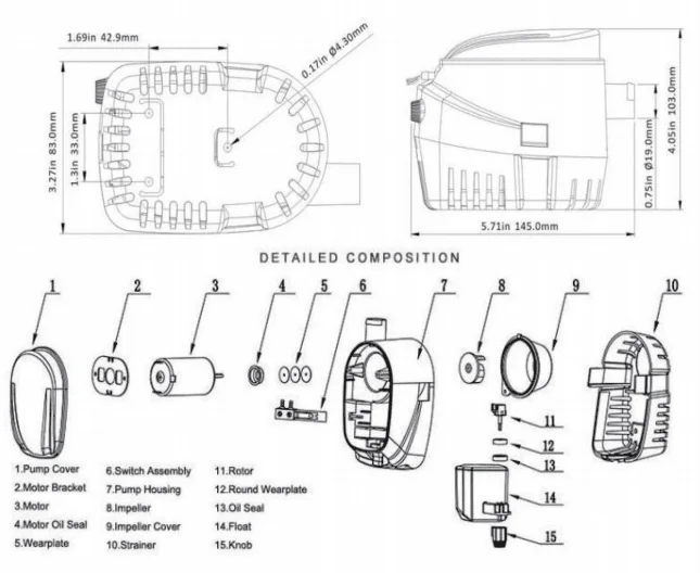 Auto bilge pump 1100 gph схема подключения