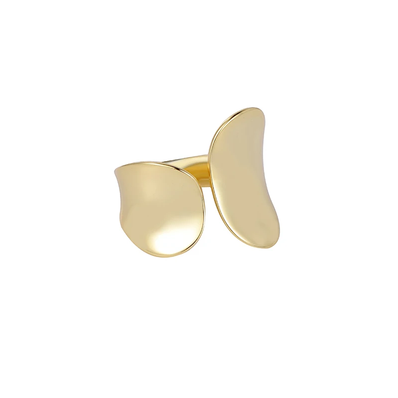 

High Quality Jewelry Silver 925 European Gold Plated Chunky Rings for Ladies