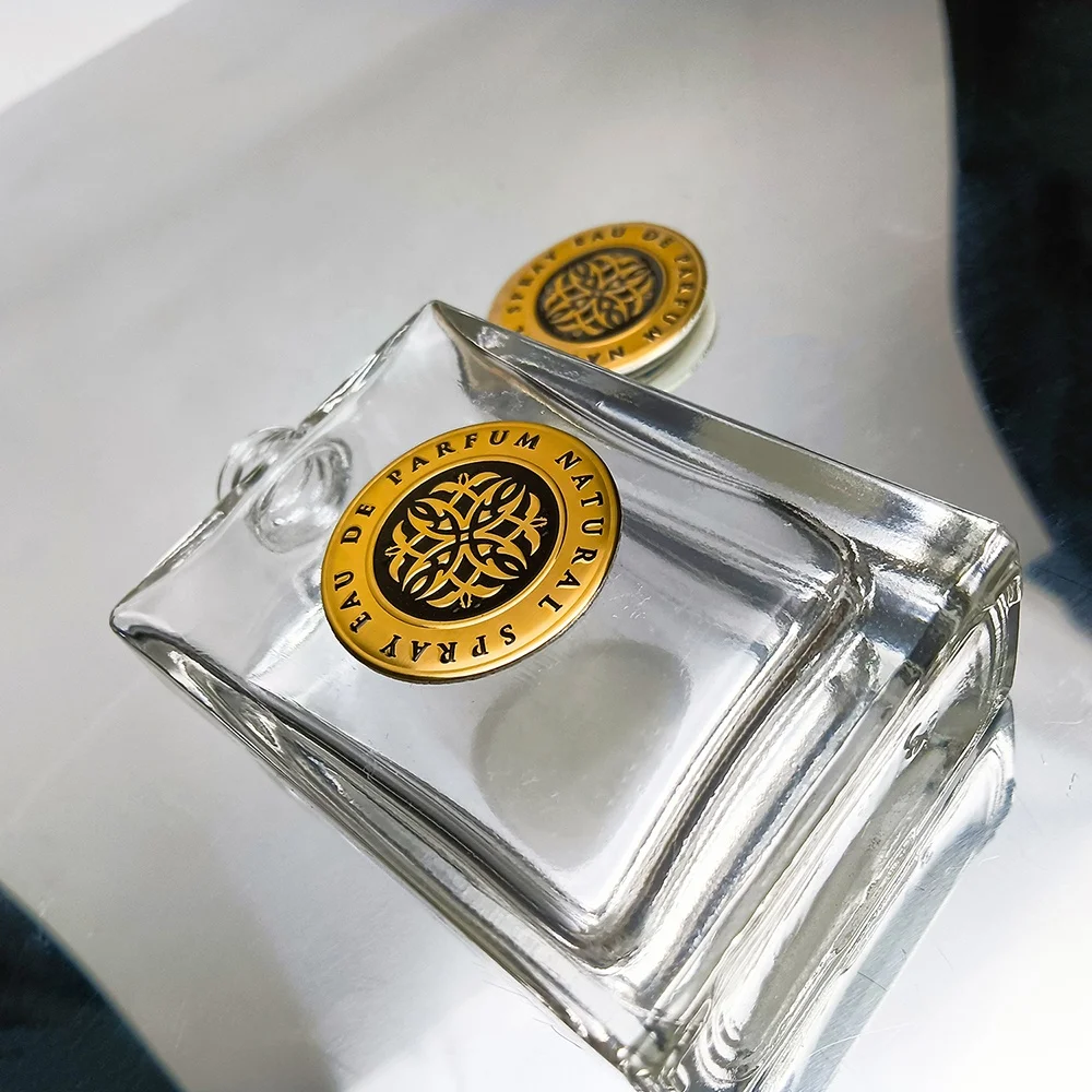Custom factory Production and processing Stretched Label Aromatherapy candle jar label aroma oil bottle label