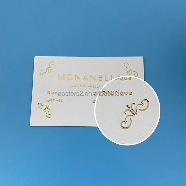 

Business card printing bronzing special paper design business card making card advertising