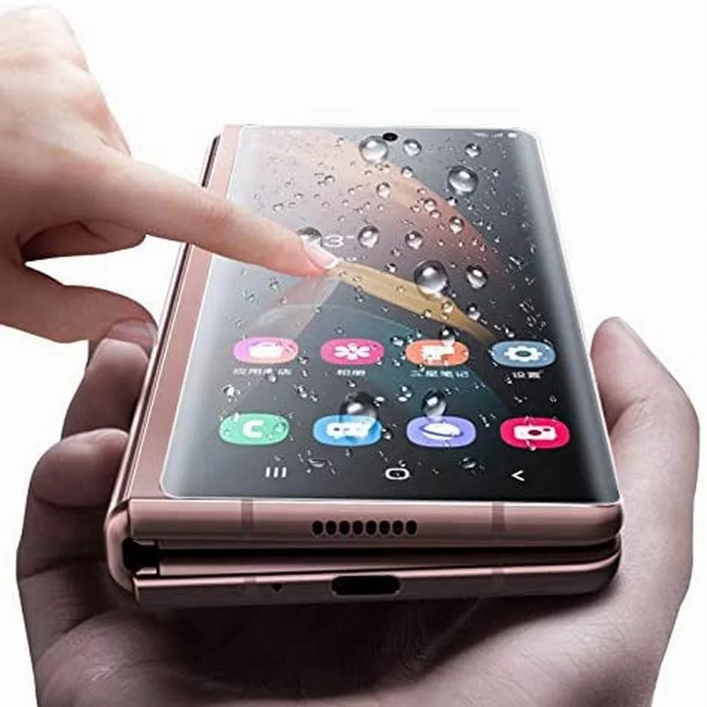 

Hot For Samsung Galaxy Z Fold 2 5G Full Cover Clear Hydrogel Soft Screen Film Screen+ Inside Screen+Back TPU Film
