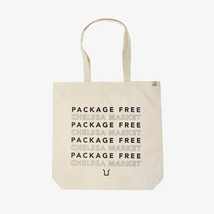 

Cheap Plain Recycled Cotton Shopping Canvas Tote Bag custom logo With zipper, Customized color