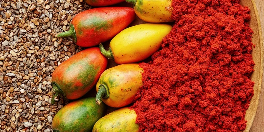 Za'atar and sumac in a Middle Eastern market