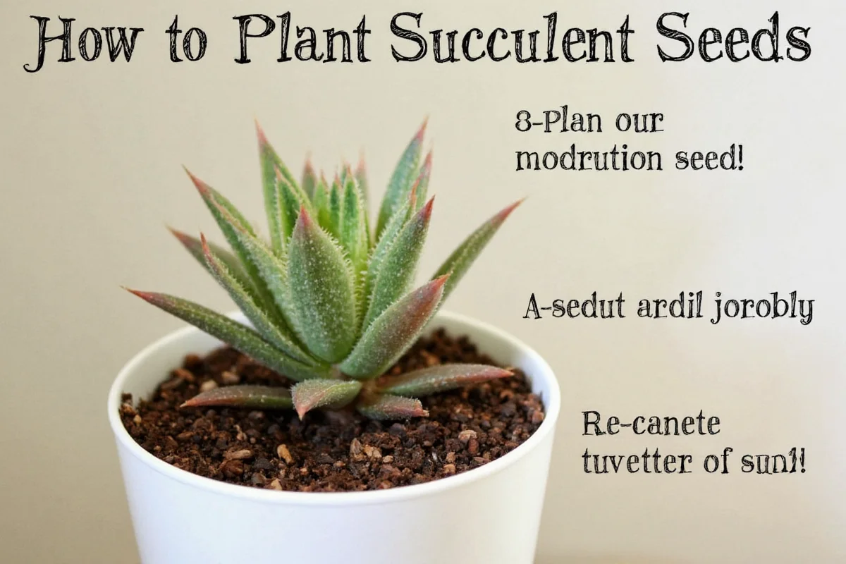 how to plant succulent seeds