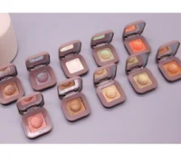 

Wholesale hot sale 10 colors do not fly powder flash square eye shadow box