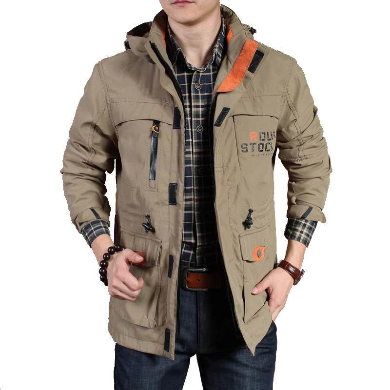 

Water Resistant Mens Lightweight Windbreaker Jacket