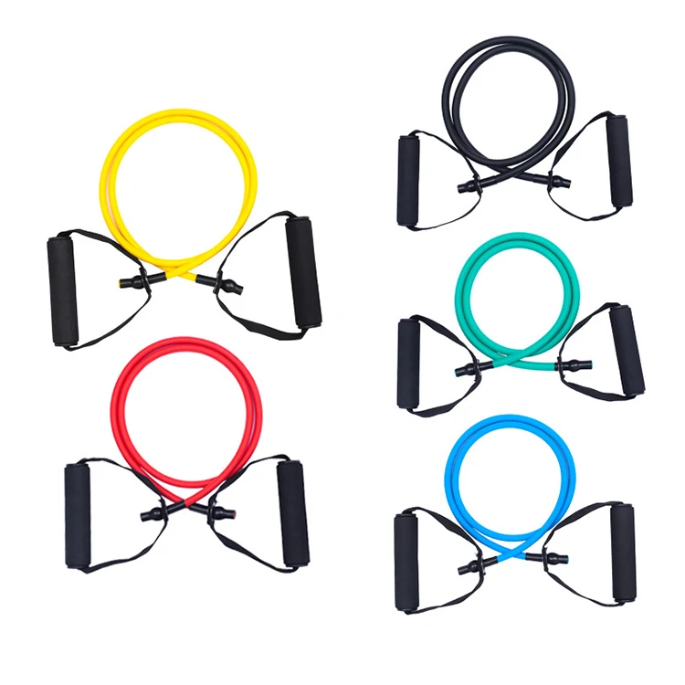 

2022 Yoga Pull Rope Fitness Elastic Gym Equipment Expander Workout Exercise Training Stretching Rope, Customized color