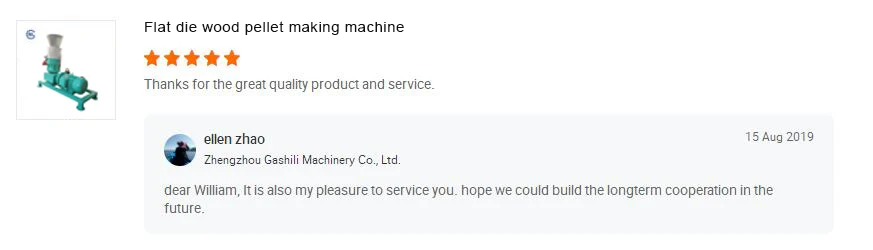 China manufacturer supply directly automatic wood pellet making machine/wood pellet mill