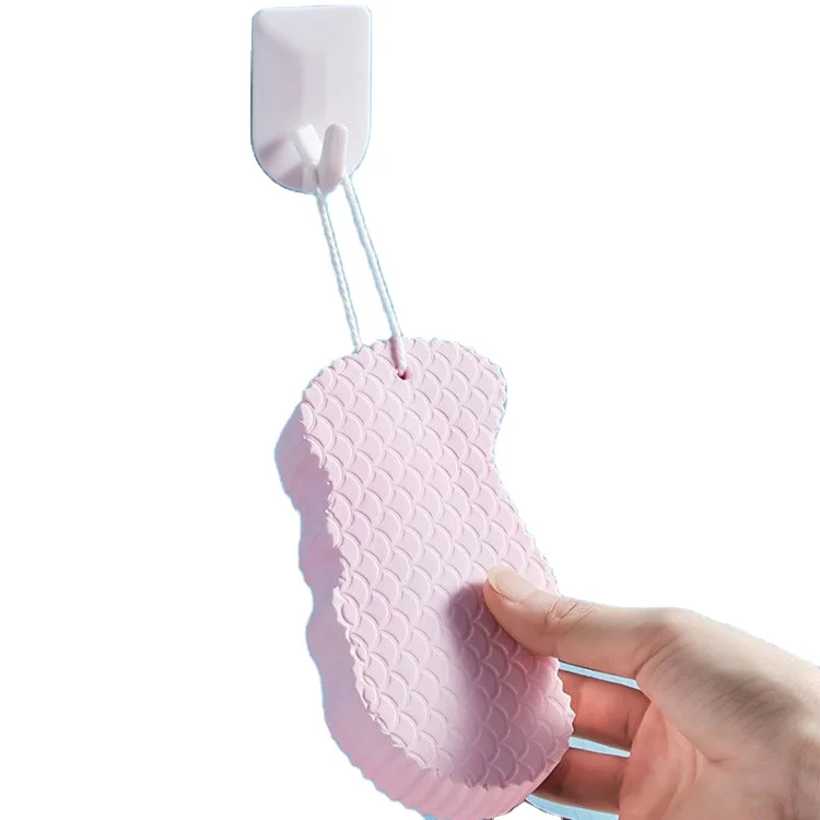 

Reusable Magic Exfoliating Bath Sponge Adult Kid Shower Puff Bath Sponge Wholesale Soft Bath Body Shower Sponge