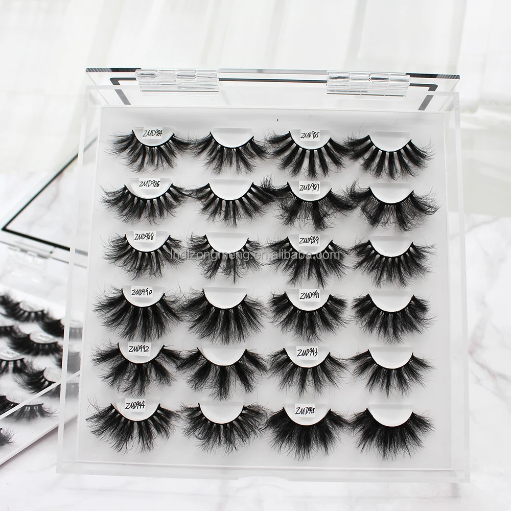 

Wholesale Custom Packaging Eyelashes Own Brand Private Label Mink Lashes 3D Mink Eyelashes