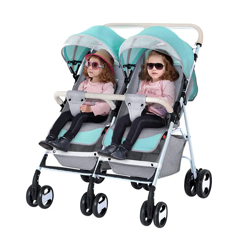 

New Born Twins Baby Cart, Children Twins Baby Carriage, Oem Custom High Landscape Baby Strollers/, Pink/ green/ brown/ gray/ oem
