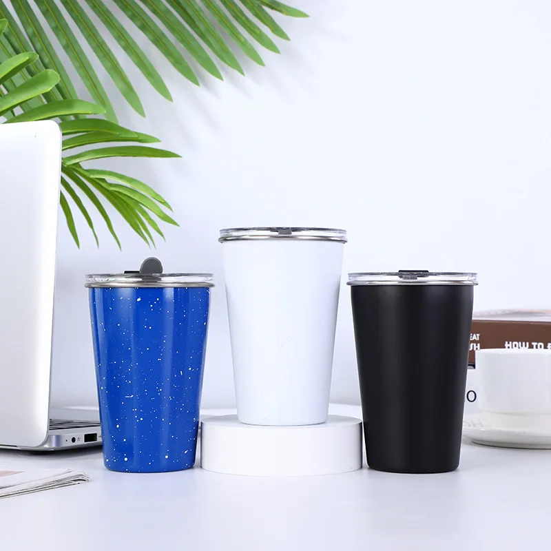 

2020 Wholesale Factory Direct wholesale stainless steel mug 304 metal pint cup drinking coffee mug with lid, Available colors or custom colors
