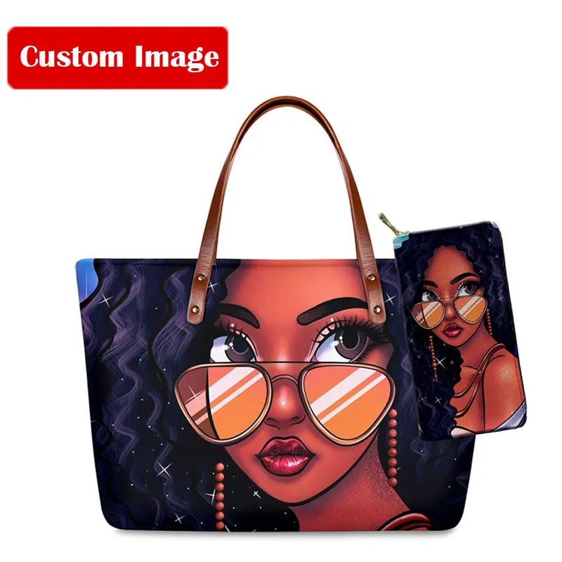 

2021/wallet Custom Purses and Handbags Women Fashion Handbags Set Ladies Luxury Design 2pcs Shoulder Bag