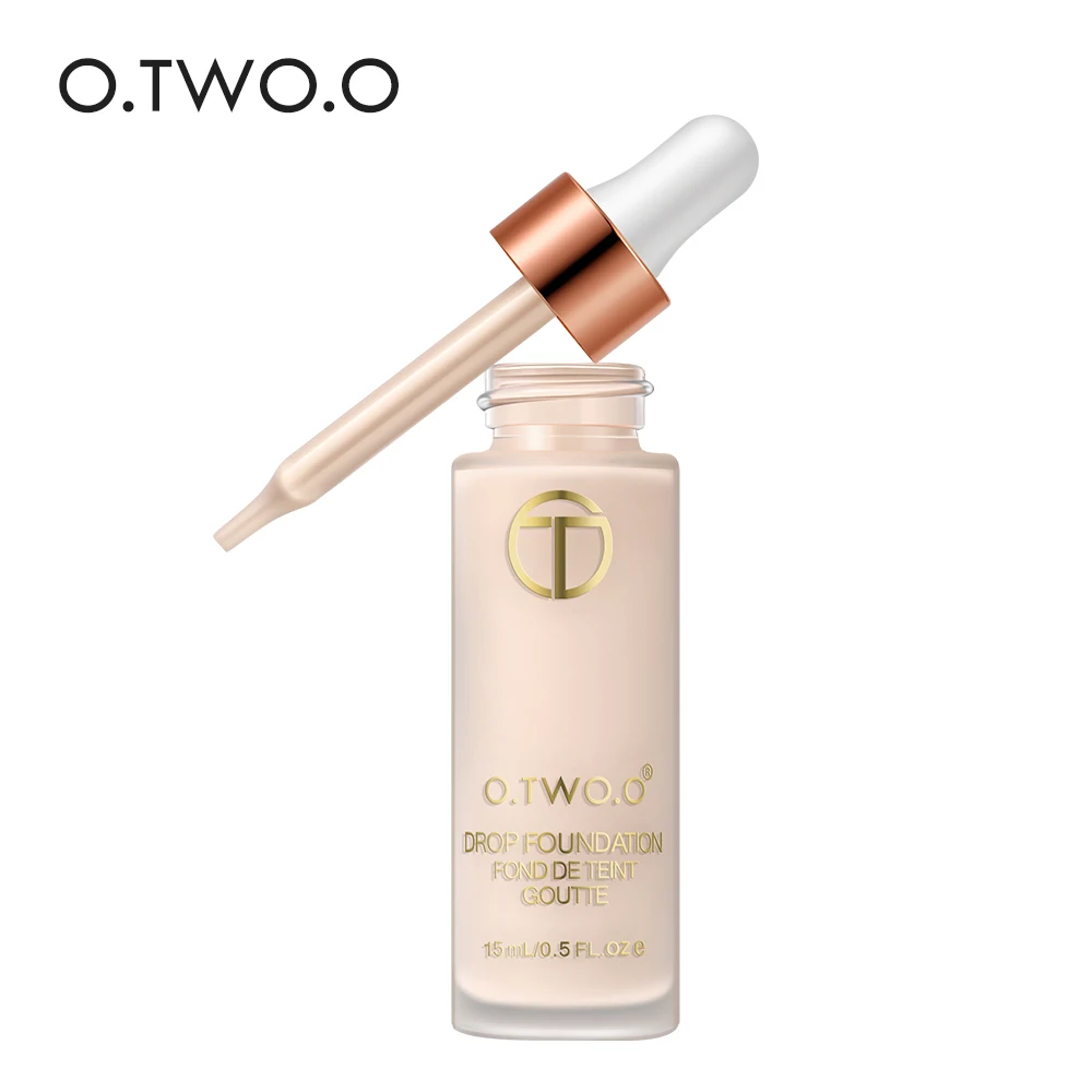 

O.TWO.O Foundation 2 Colors Available Matte Liquid Foundation Makeup Base Primer Face Cream Makeup Set