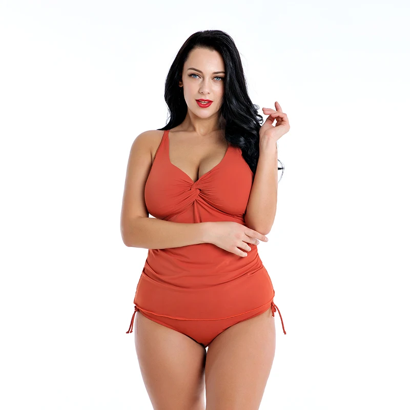 

Apparel design services custom plus size one piece red swimsuit cover up for fat ladies, Accept customized