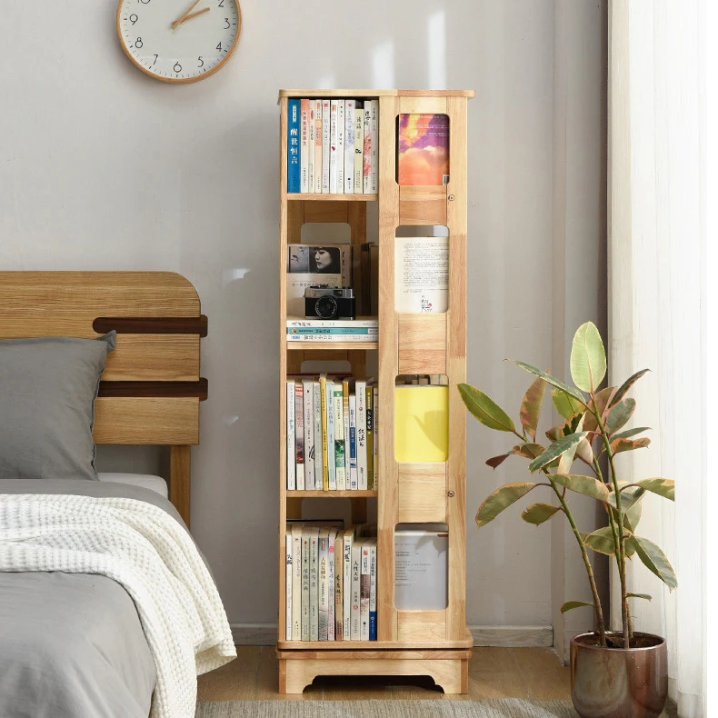 Venta al por mayor estantería de madera de caucho-Compre online los