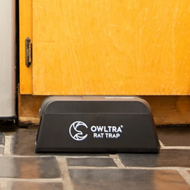 

[OWLTRA]Safe and noise-free sustainable use simple rat trap cage trap glue rat, Black