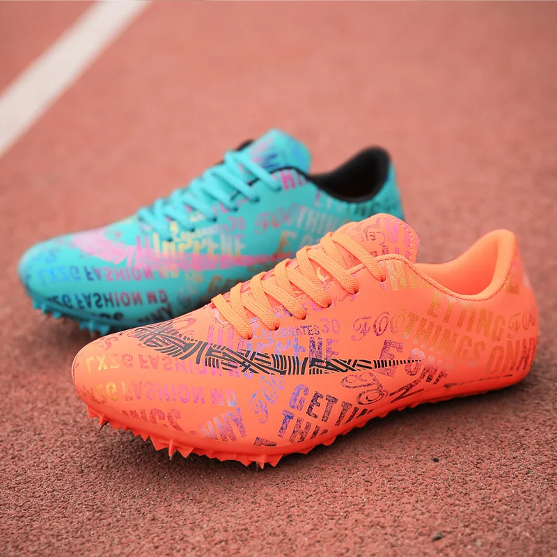 

2020 Latest Custom Colorful Training Cricket Features Shoes For Women Track Spikes Running Track And Field Shoes, Picture