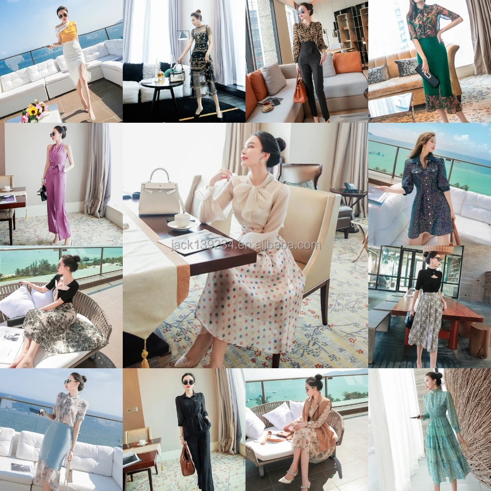 

Spring 2022 Amazon Women's European and American Women's Printed Irregular Split Dress Beach Long dress