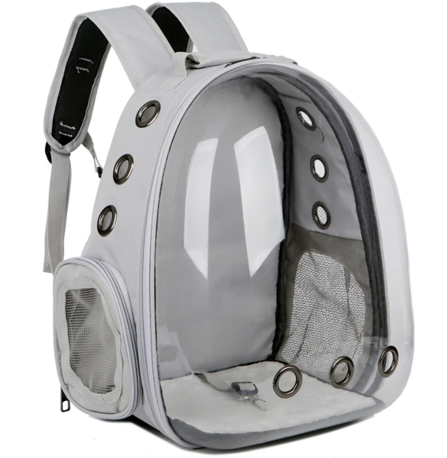 

Breathable Small Pet Carrier Bag Outdoor Transparent Travel Backpack