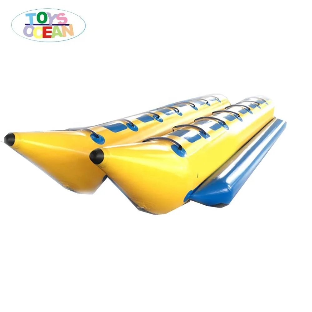 

free shipment double tube 10 seats inflatable banana boat for sales