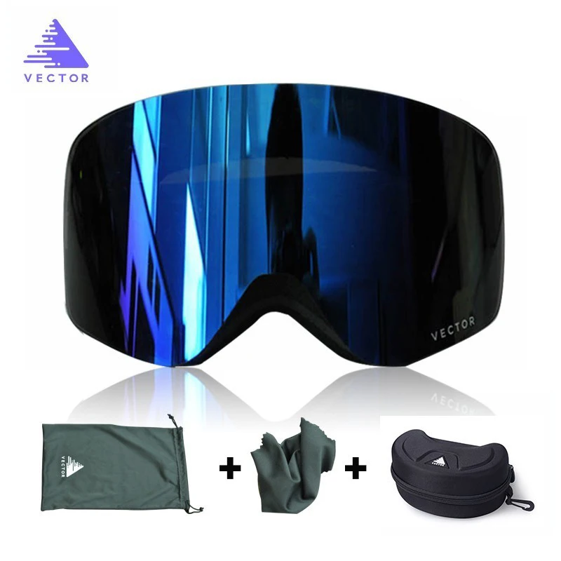 

VectorSki Goggles Snow Glasses Men Skibrille Anti-fog Coatings Skateboard Snowboard Skiing Women Sunglasses Outdoor Winter Sport