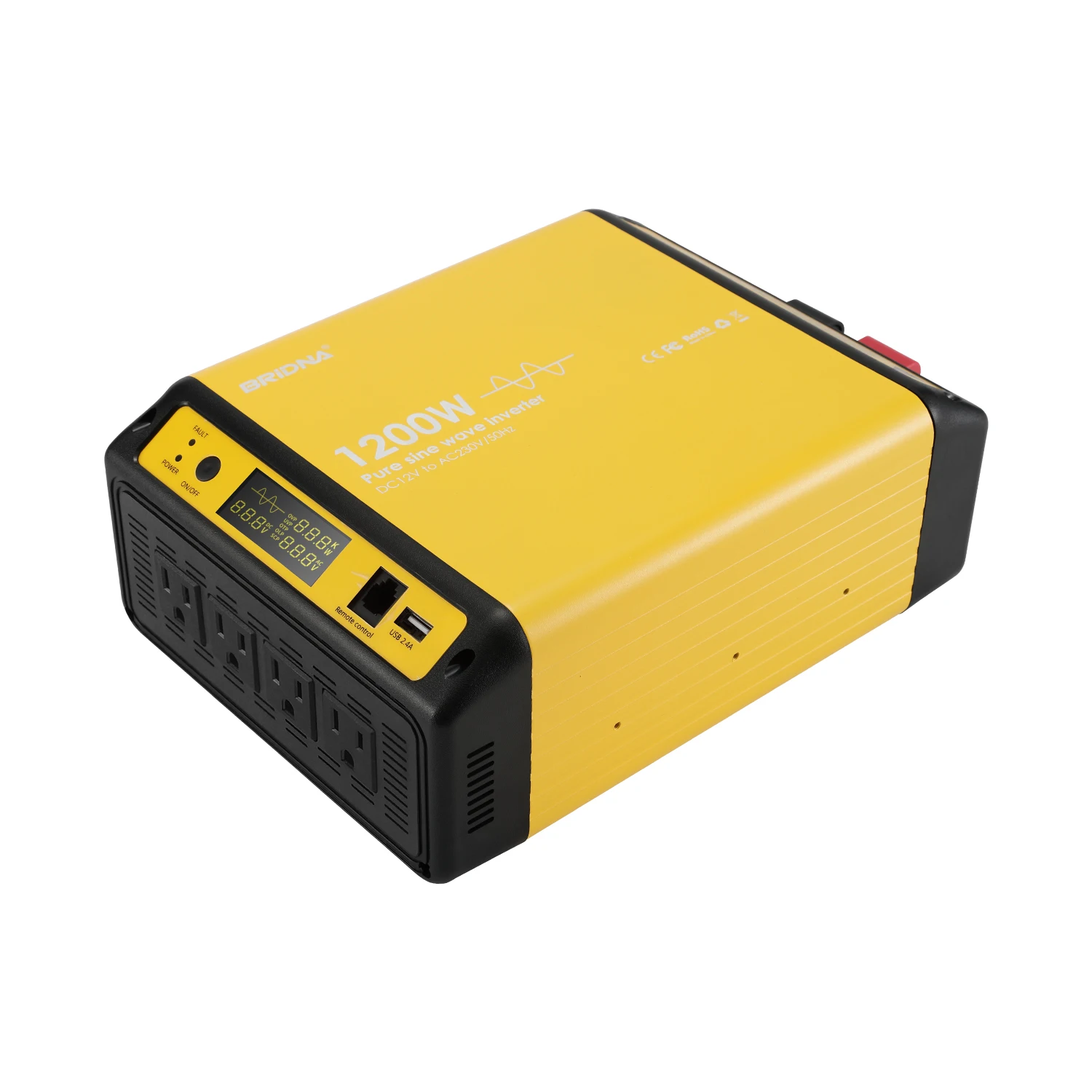 1200w smart 12v 110v dc to ac 1200 watt converter car power inverter with usb 5v 2 4a auto buy smart car power inverter dc to ac smart dc to ac car inverter 1200w 12v 110v alibaba com