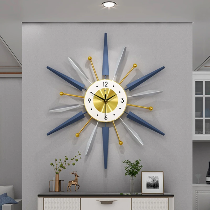 

odm/odmmodern wall clockNordic Ins Wall Art Craft Metal Decoration Items Round Large Wall Clock Forreloj de pared
