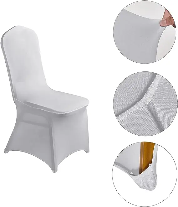 

Spandex Removable Chair Cover Washable Protector Stretch Chair Cover for Party